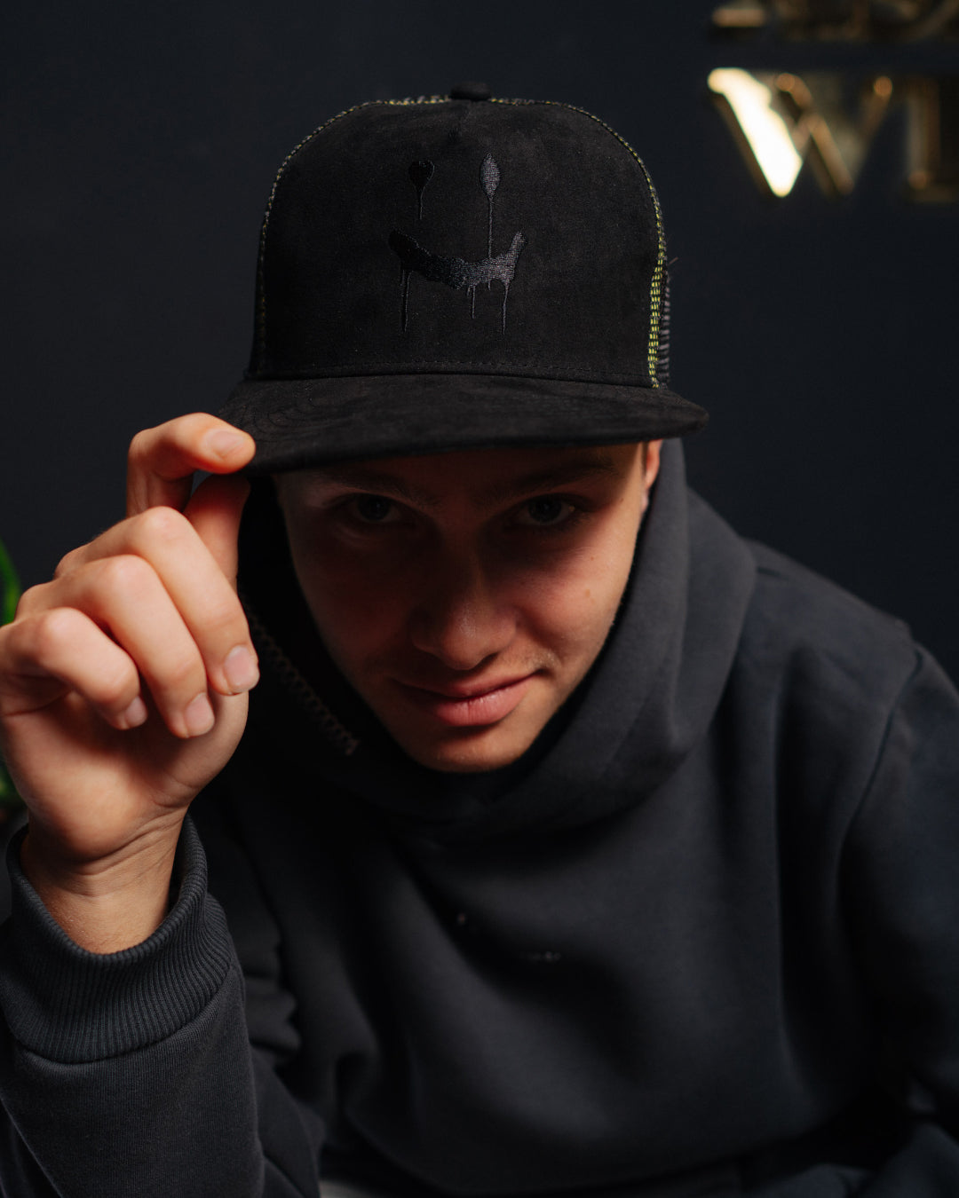 Truckercap NEWLOVE - black/black