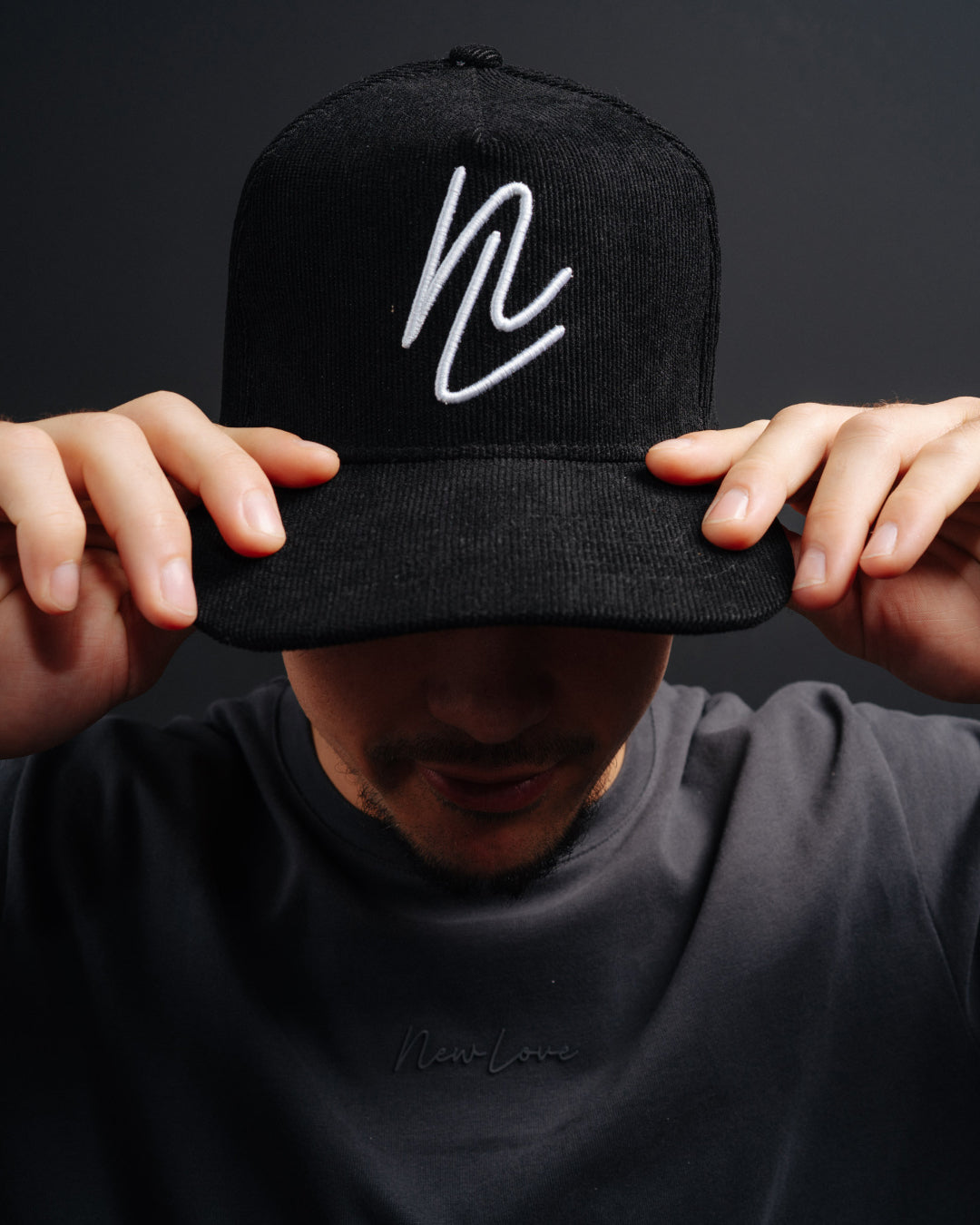 Snapback NEWLOVE - Cord Black